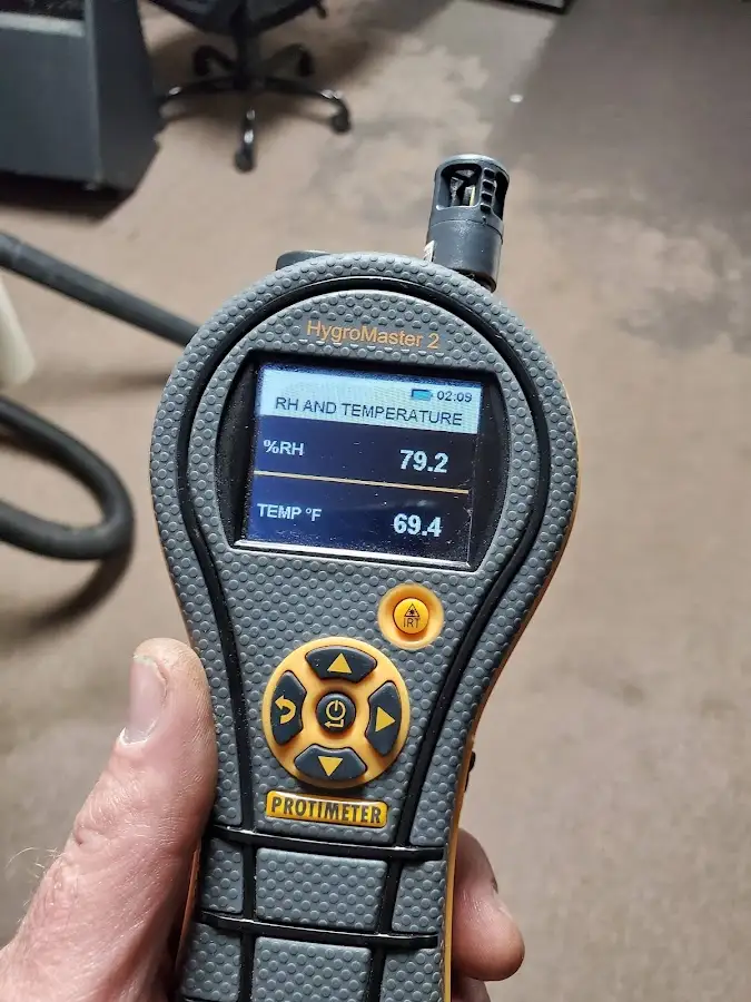 Moisture meter humidity assessment for Fire & Smoke Damage Restoration in Bucyrus